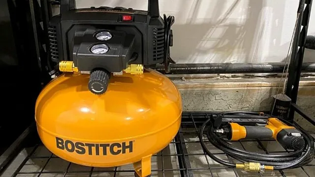 can a 6 gallon air compressor run a paint gun