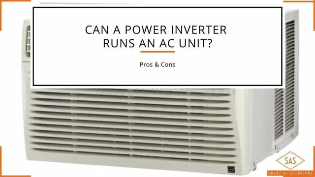 can a power inverter run an air compressor