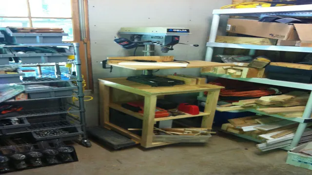 can a router be secured in a drill press stand