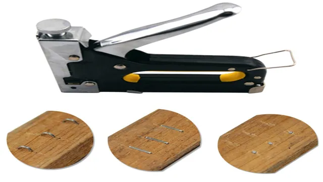 can a staple gun be used on wood