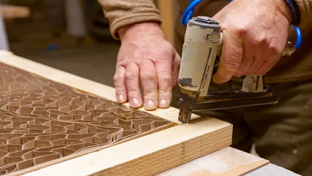 can a staple gun go through wood