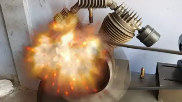 can an air compressor blow up