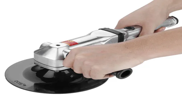 can an angle grinder be used as a buffer