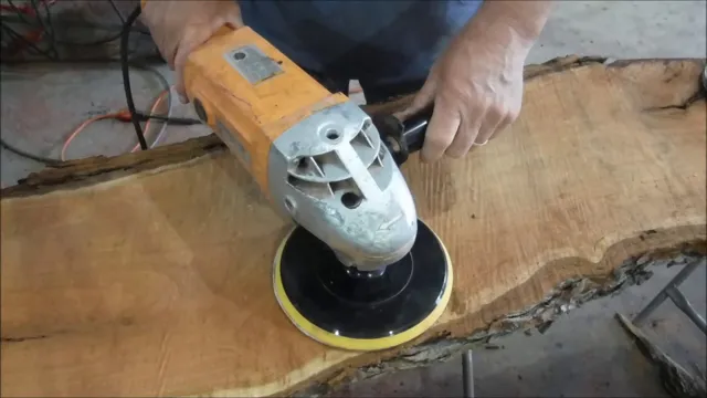 can angle grinder sand wood