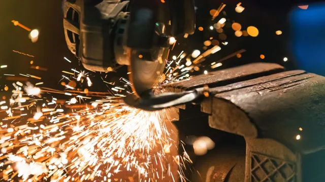 can angle grinder sparks cause a fire