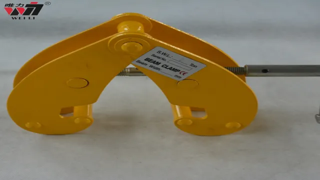 can beam clamps be used for lifting