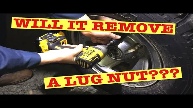 can dewalt impact driver remove lug nuts