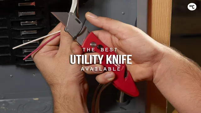 can i cut drywall with a utility knife