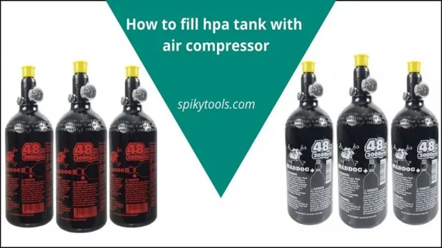 can i fill an hpa tank with an air compressor
