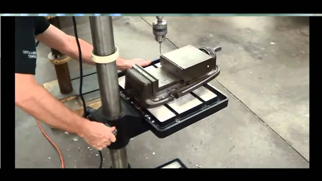 can i turn drill press on side