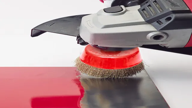 can i use a wire brush on an angle grinder