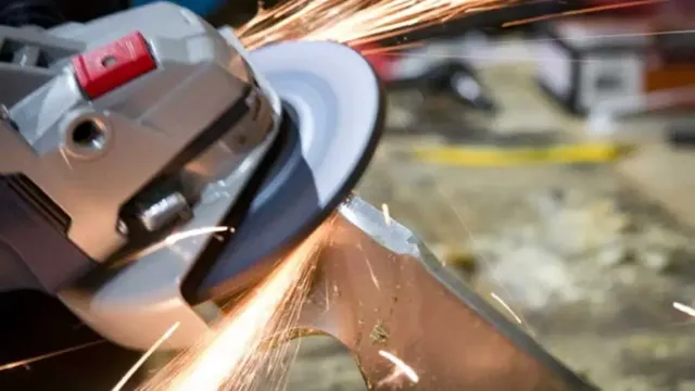 can i use an angle grinder to sharpen mower blades