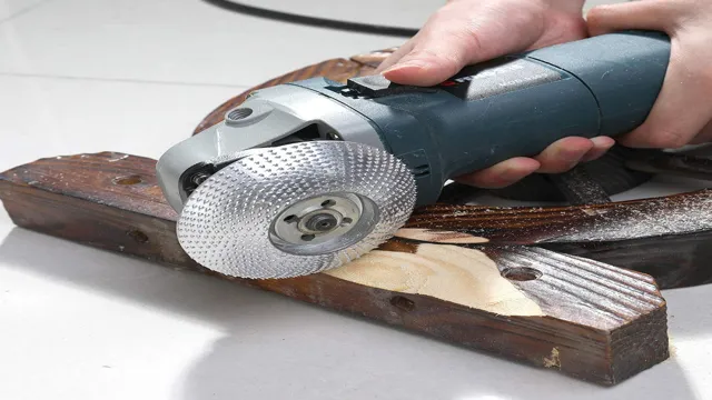 can i use angle grinder to sand wood