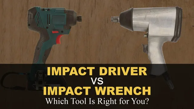 can i use impact driver as impact wrench