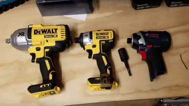 can i use my impact driver as an impact wrench