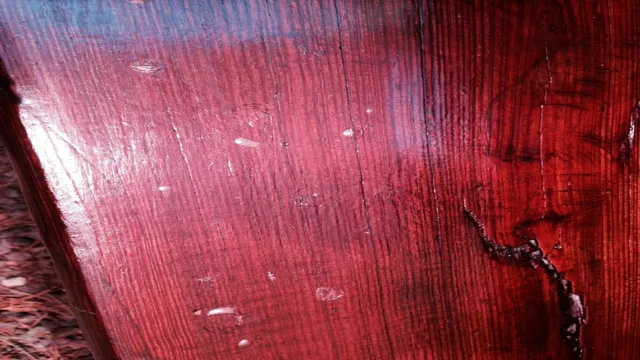 can interior stain be used outside