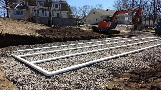can you drive over septic lines