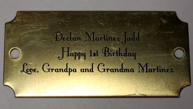 can you laser engrave brass