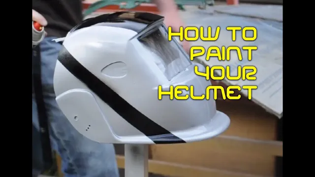 can you paint a welding helmet