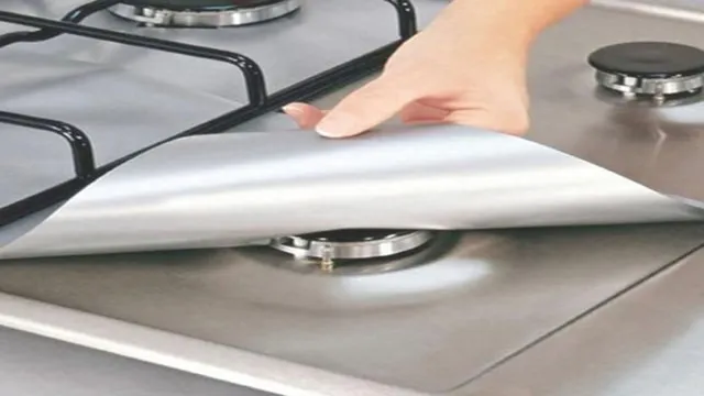 can you put a cover on a gas stove