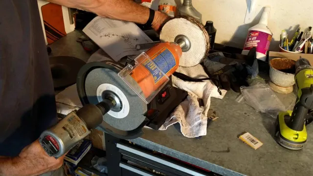 can you put a polishing wheel on a bench grinder
