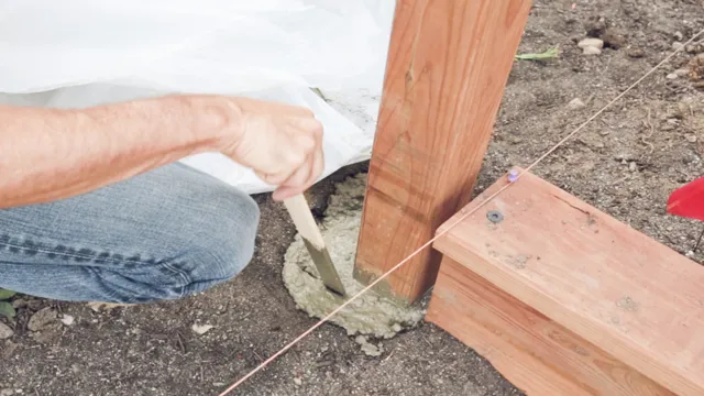 can you put dry concrete in a post hole 1 can you put dry concrete in a post hole