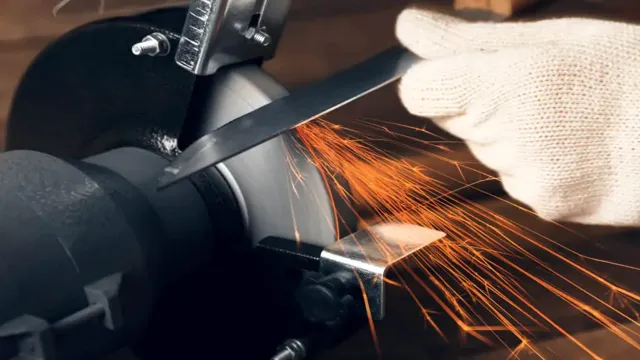 can you use a bench grinder to sharpen knives