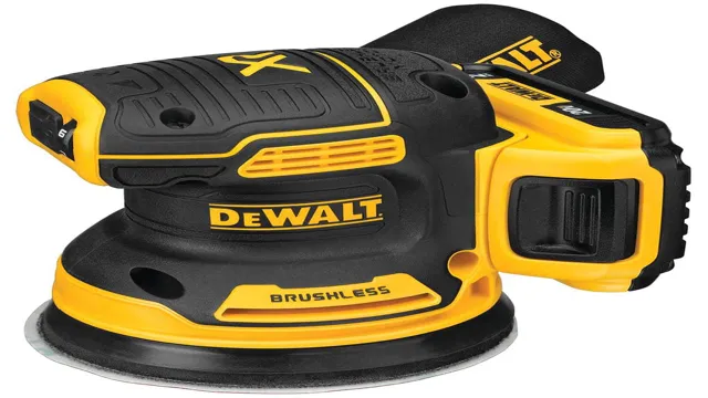 can you use a dewalt orbital sander as a buffer