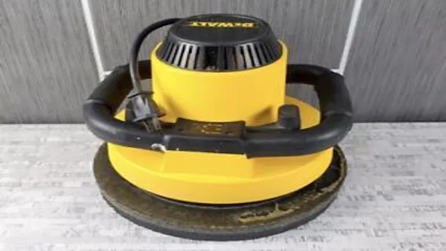 can you use a dewalt orbital sander as a buffer