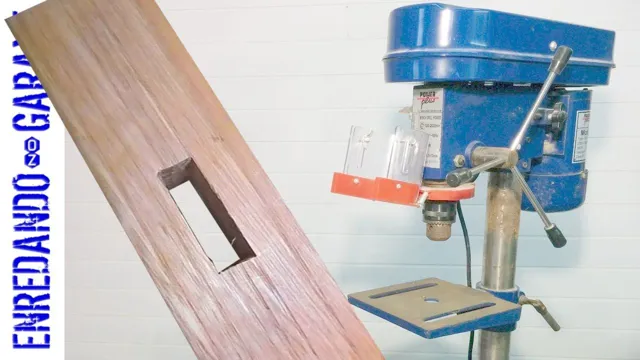 can you use a drill press as a mortiser