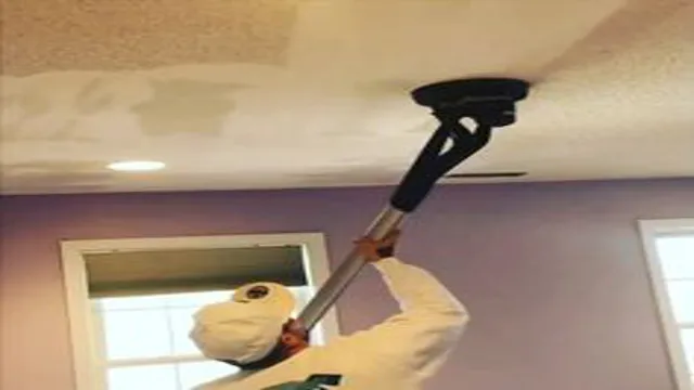 can you use a drywall sander to remove popcorn ceiling