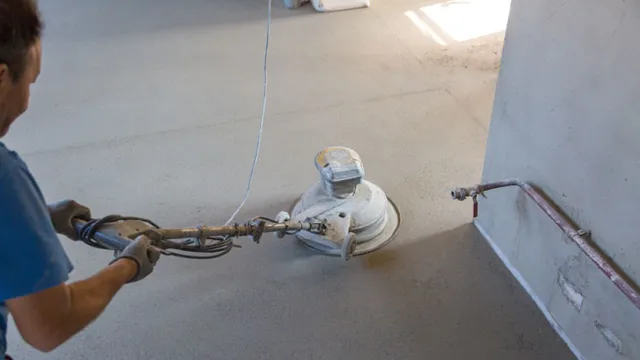 can you use a floor sander on concrete