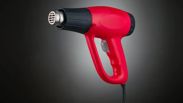 can you use a heat gun as a hair dryer