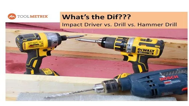 can you use a impact driver as a hammer drill