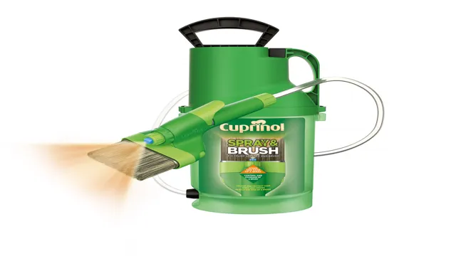 can you use a paint sprayer for staining a fence