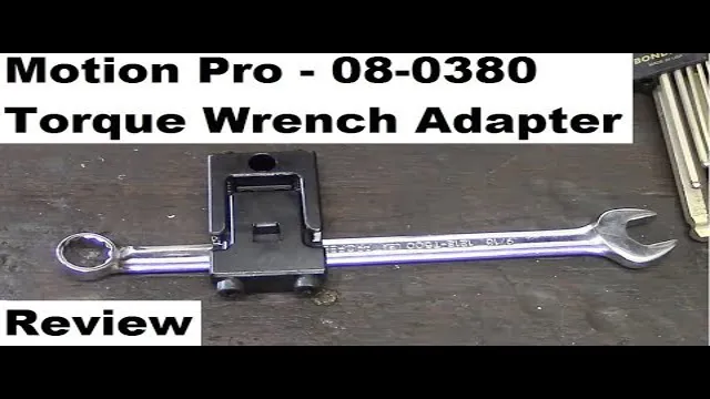can you use adapter on torque wrench