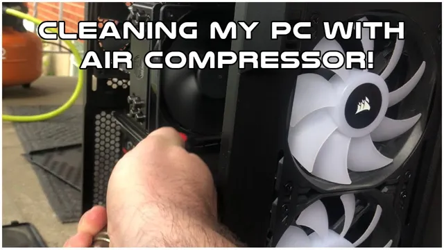 can you use an air compressor to clean your computer