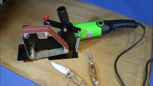 can you use an angle grinder as a sander