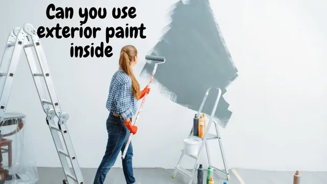 can you use an exterior paint sprayer inside