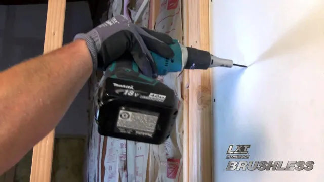 can you use an impact driver for drywall