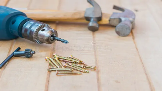 can you use hammer drill for screws