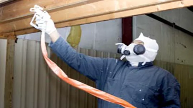 can you use paint sprayer inside