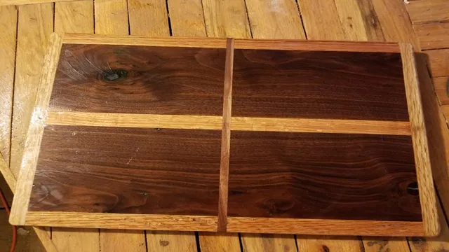 can you use red oak for a cutting board