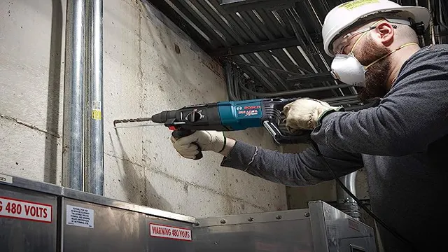 do you have to use a hammer drill for brick