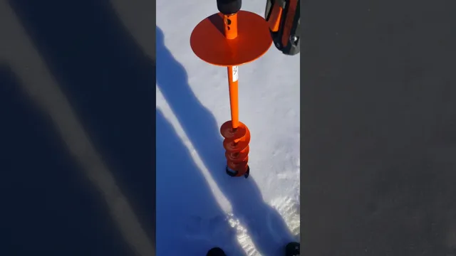 do you need a hammer drill for ice auger