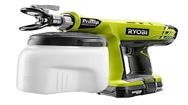 does ryobi have a paint sprayer