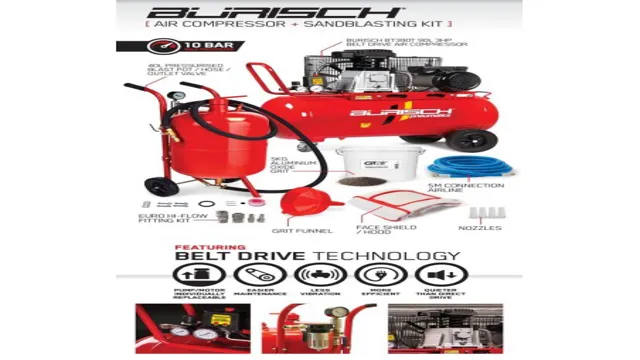 how big air compressor for sandblasting