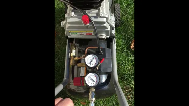 how big of an air compressor to blow out sprinklers