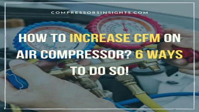 how cfm is calculated in air compressor