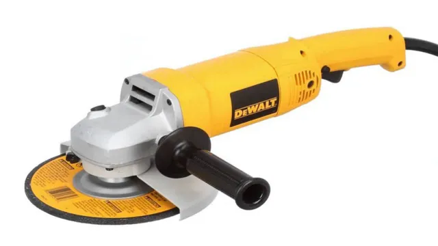 how deep will a 7 angle grinder cut